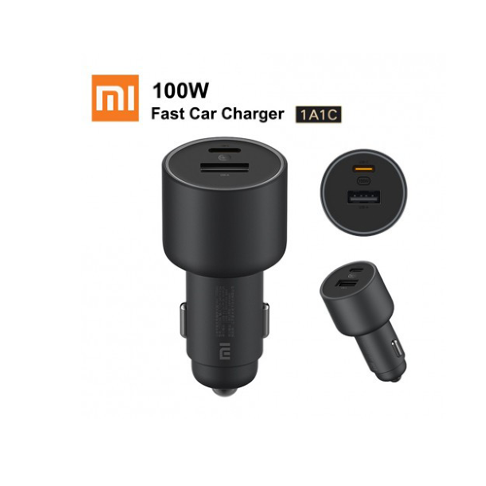 XIAOMI MI 100W CAR CHARGER XIAOMI MI 100W CAR CHARGER Rudy Online Store